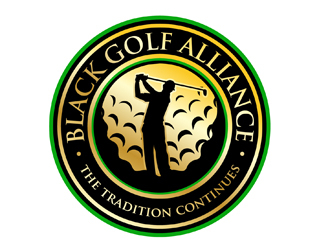 Black Golf Alliance logo design by DreamLogoDesign