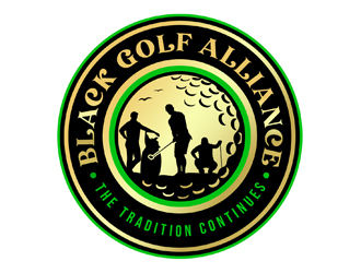 Black Golf Alliance logo design by DreamLogoDesign