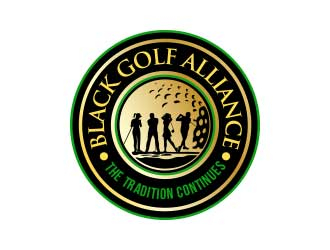 Black Golf Alliance logo design by daanDesign