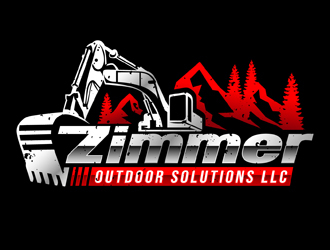 Zimmer outdoor solutions llc logo design by DreamLogoDesign