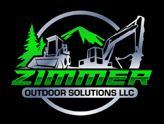 Zimmer outdoor solutions llc logo design by DreamLogoDesign