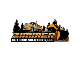 Zimmer outdoor solutions llc logo design by nona