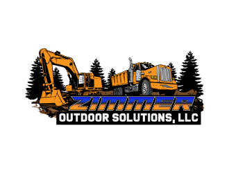 Zimmer outdoor solutions llc logo design by nona