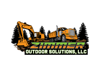 Zimmer outdoor solutions llc logo design by nona