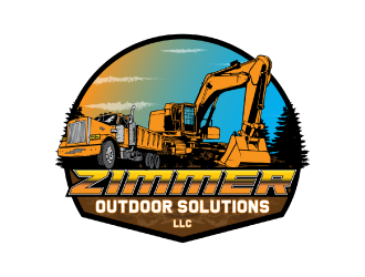 Zimmer outdoor solutions llc logo design by nona