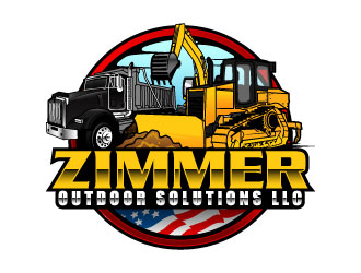 Zimmer outdoor solutions llc logo design by daywalker