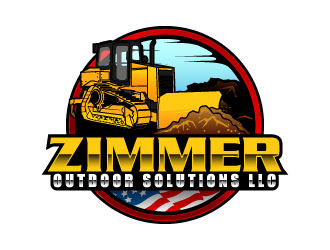 Zimmer outdoor solutions llc logo design by daywalker