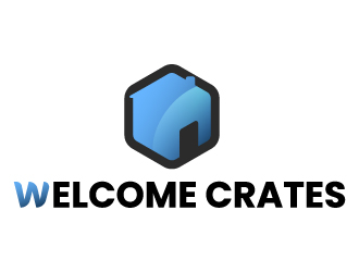 Welcome Crates logo design by Royan