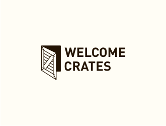 Welcome Crates logo design by GemahRipah