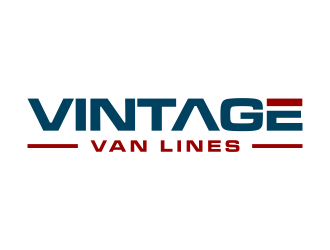 vintage van lines logo design by p0peye