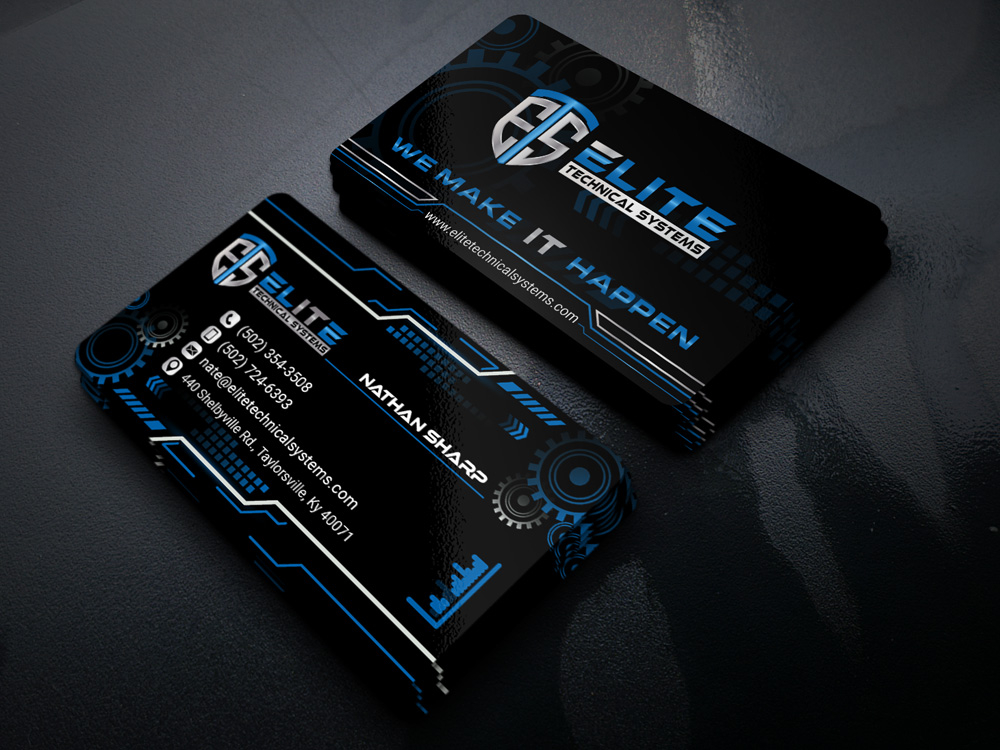 Elite Technical Systems logo design by Gelotine