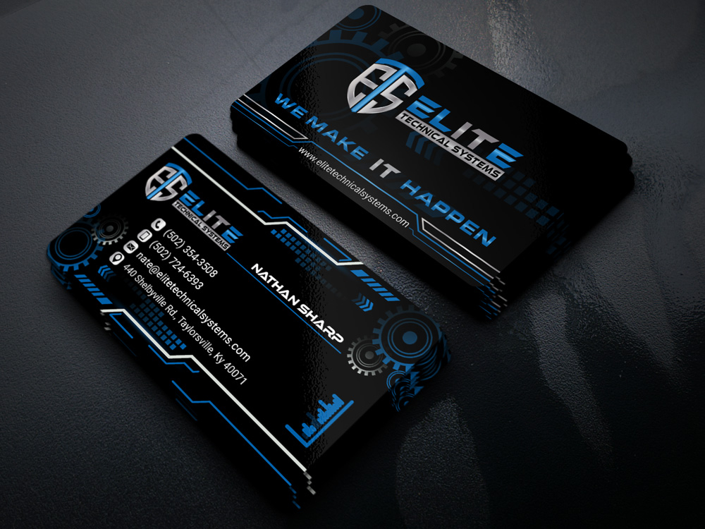 Elite Technical Systems logo design by Gelotine