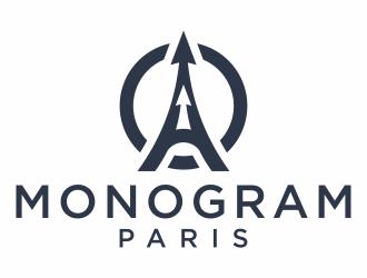 MONOGRAM Paris logo design by violin