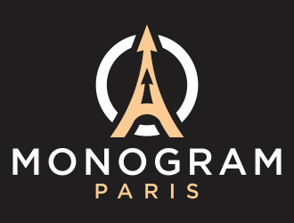 MONOGRAM Paris logo design by violin