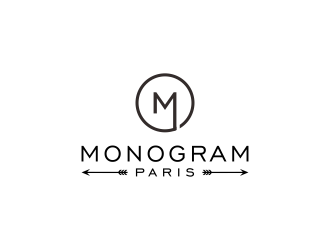 MONOGRAM Paris logo design by ubai popi