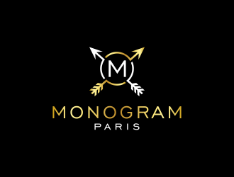 MONOGRAM Paris logo design by ubai popi