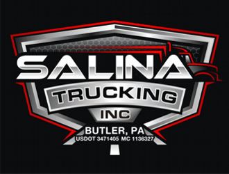 Salina Trucking Inc logo design by coco