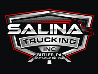 Salina Trucking Inc logo design by coco