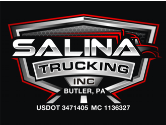 Salina Trucking Inc logo design by coco