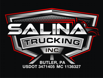 Salina Trucking Inc logo design by coco