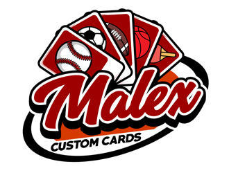 Malex Custom Cards logo design by DreamLogoDesign