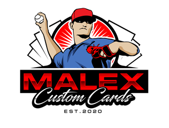 Malex Custom Cards logo design by DreamLogoDesign