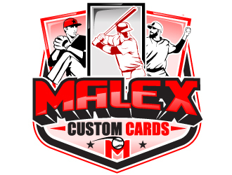 Malex Custom Cards logo design by Suvendu