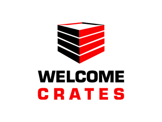 Welcome Crates logo design by Moon