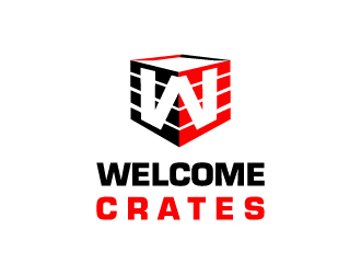 Welcome Crates logo design by Moon