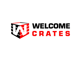 Welcome Crates logo design by Moon