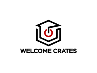 Welcome Crates logo design by Gwerth