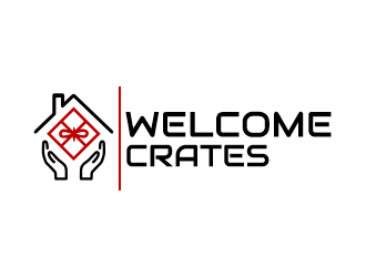 Welcome Crates logo design by Gwerth