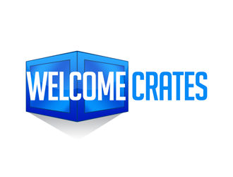 Welcome Crates logo design by kunejo