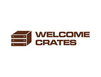 Welcome Crates logo design by maserik