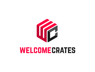 Welcome Crates logo design by mashoodpp