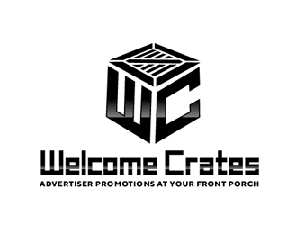 Welcome Crates logo design by Roma