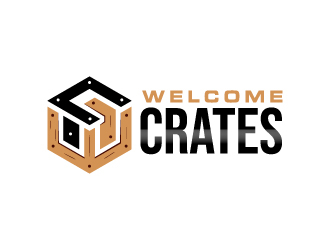 Welcome Crates logo design by MUSANG