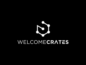 Welcome Crates logo design by Kanya