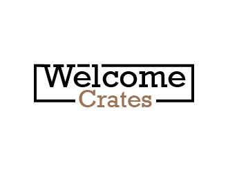 Welcome Crates logo design by Shailesh