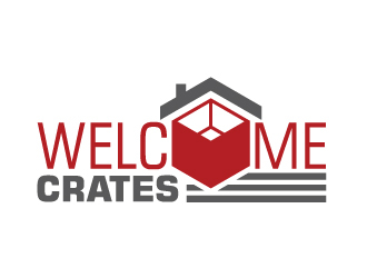 Welcome Crates logo design by Foxcody