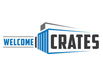 Welcome Crates logo design by REDCROW