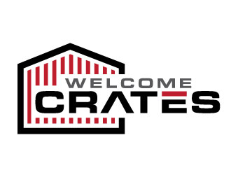 Welcome Crates logo design by REDCROW