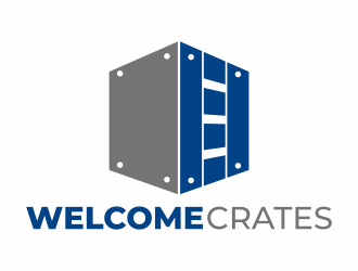 Welcome Crates logo design by mutafailan