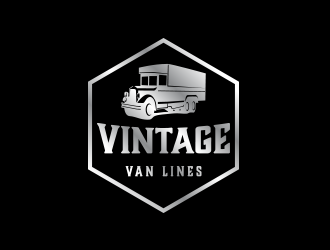 vintage van lines logo design by keylogo