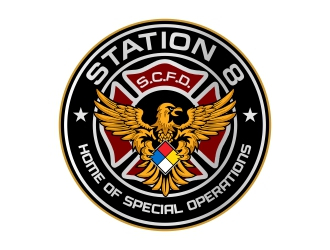 Station 8 logo design by rizuki