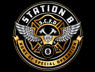 Station 8 logo design by scriotx