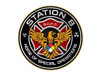 Station 8 logo design by rizuki