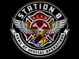 Station 8 logo design by scriotx