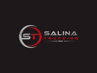 Salina Trucking Inc logo design by kurnia