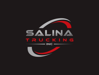 Salina Trucking Inc logo design by kurnia